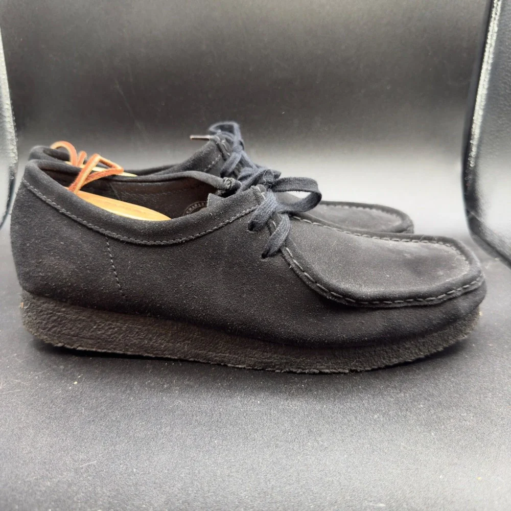 Clarks Originals Wallabee Suede Ankle Boots Mens 12 Black Charles F Stead 26773